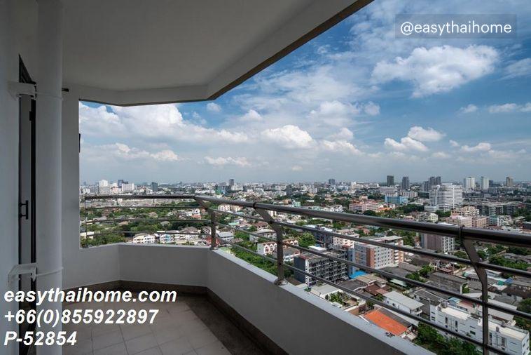 รูป P-52854 ให้เช่า (สาริน เพลส) | 2 ห้องนอน 2 ห้องน้ำ | 87 ตร.ม. | ชั้น 22 | วิวเมือง | เฟอร์ครบ | ที่จอดรถ 1 คัน 📞 Line: @easythaihome | 085-592-2897 - รูปที่ 21/22