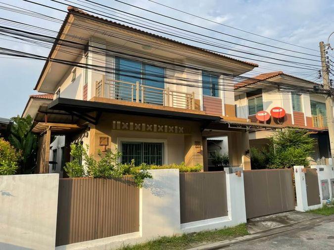 รูป HR3801ให้เช่าบ้านแฝด 2 ชั้น สไตล์บ้านเดี่ยว หมู่บ้านมัลดีฟส์ ปาล์ม (บางนา–วงแหวน) ใกล้เมกาบางนา - รูปที่ 1/18