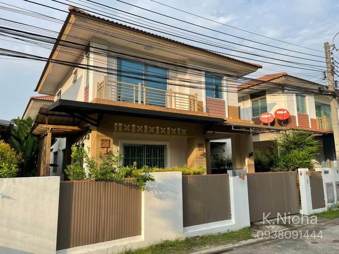 รูป HR3801ให้เช่าบ้านแฝด 2 ชั้น สไตล์บ้านเดี่ยว หมู่บ้านมัลดีฟส์ ปาล์ม (บางนา–วงแหวน) ใกล้เมกาบางนา - รูปที่ 1/18