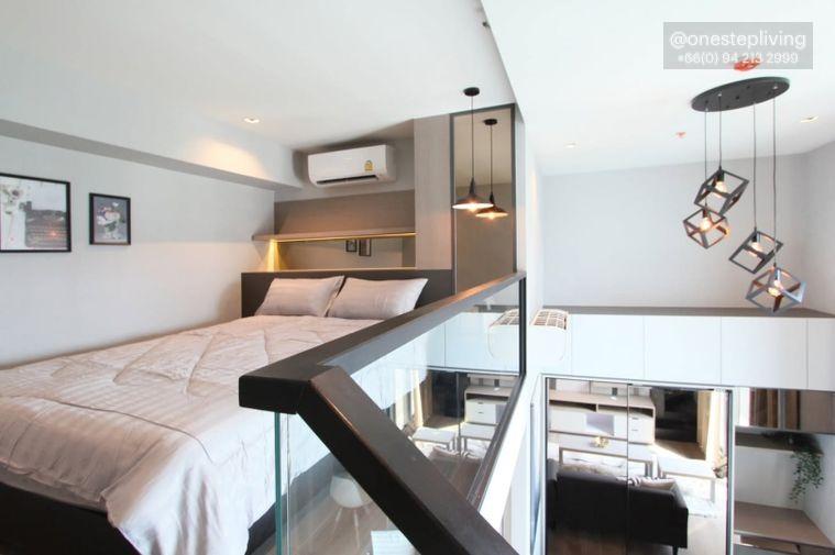 รูป ให้เช่าคอนโด Knightsbridge Prime Sathorn (BTS ช่องนนทรี) Duplex เฟอร์บิ้วอิน เครื่องใช้ไฟฟ้าครบ @onestepliving - รูปที่ 2/6