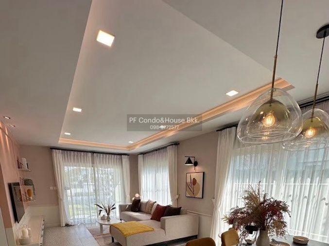 รูป 📌 ให้เช่าบ้านเดี่ยว 2 ชั้น วิลลาจจิโอ 2 ศรีนครินทร์ - บางนา 🚩 4 ห้องนอน 3 ห้องน้ำ เฟอร์นิเจอครบ พร้อมเข้าอยู่ บ้านสวยมาก - รูปที่ 3/11