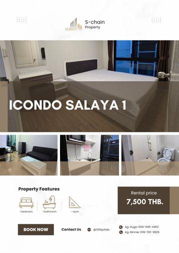 picture 🌿✨ For rent 🏡 iCondo Salaya 1 ✨ NO-023 - 1/15