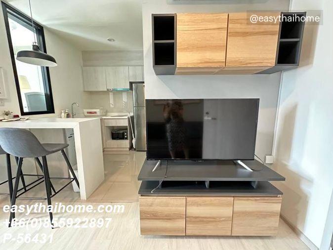 รูป P-56431 ให้เช่า (ไลฟ์ อโศก) | วิวเมือง | ชั้น 22 อาคาร South | เฟอร์นิเจอร์ครบ | พร้อมเข้าอยู่ 📞 Line ID: @easythaihome | 085-592-2897 - รูปที่ 3/12
