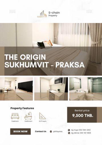 picture 🌇✨ For rent🔥 The Origin Sukhumvit-Paksa ✨ NO-021 - 1/10