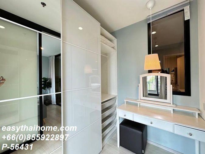 รูป P-56431 ให้เช่า  (ไลฟ์ อโศก) | วิวเมือง | ชั้น 22 อาคาร South | เฟอร์นิเจอร์ครบ | พร้อมเข้าอยู่ 📞 Line ID: @easythaihome | 085-592-2897 - รูปที่ 6/12