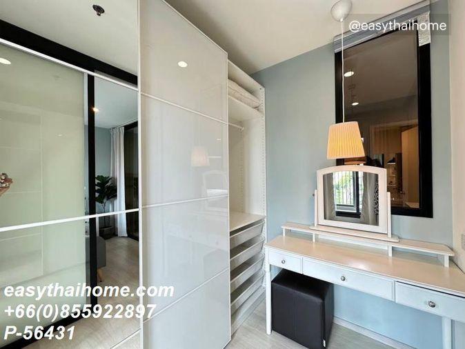 รูป P-56431 ให้เช่า (ไลฟ์ อโศก) | วิวเมือง | ชั้น 22 อาคาร South | เฟอร์นิเจอร์ครบ | พร้อมเข้าอยู่ 📞 Line ID: @easythaihome | 085-592-2897 - รูปที่ 6/12