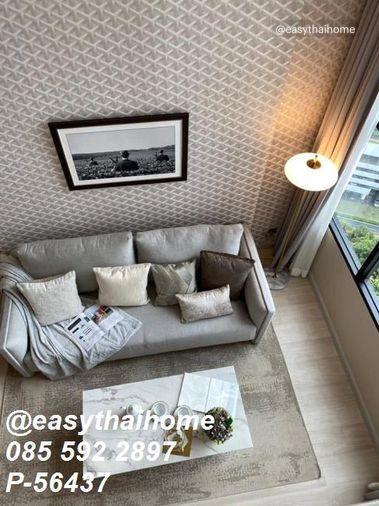 รูป P-56437 🔥 ให้เช่า Knightsbridge Prime Sathorn ใกล้ BTS ช่องนนทรี พื้นที่ 44 ตรม. Duplex 2 ห้องนอน พร้อมอยู่ Line ID: @easythaihome 085-592-2897 - รูปที่ 2/9