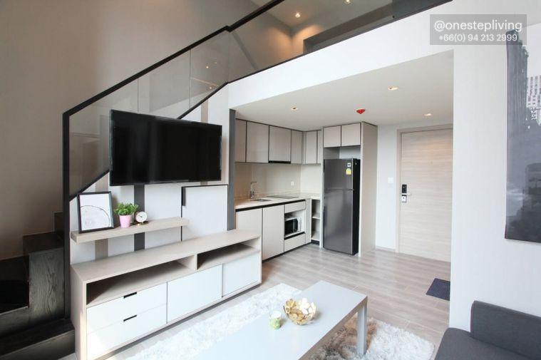 รูป ให้เช่าคอนโด Knightsbridge Prime Sathorn (BTS ช่องนนทรี) Duplex เฟอร์บิ้วอิน เครื่องใช้ไฟฟ้าครบ @onestepliving - รูปที่ 4/6