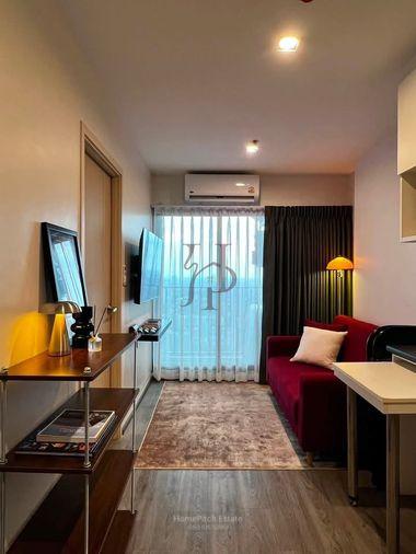 รูป 🏠 คอนโด Rich Park Triple Station 1 นอน พร้อมเข้าอยู่ ให้เช่า นัดชม 063-616-5390 - รูปที่ 1/10