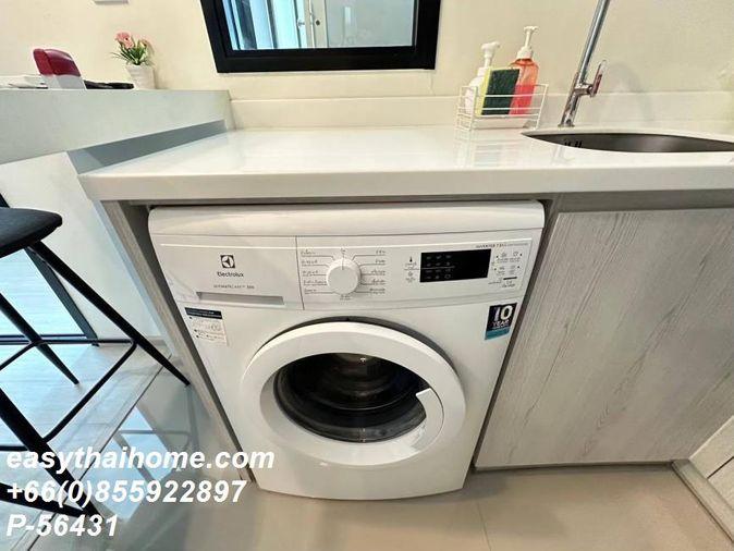 รูป P-56431 ให้เช่า  (ไลฟ์ อโศก) | วิวเมือง | ชั้น 22 อาคาร South | เฟอร์นิเจอร์ครบ | พร้อมเข้าอยู่ 📞 Line ID: @easythaihome | 085-592-2897 - รูปที่ 11/12