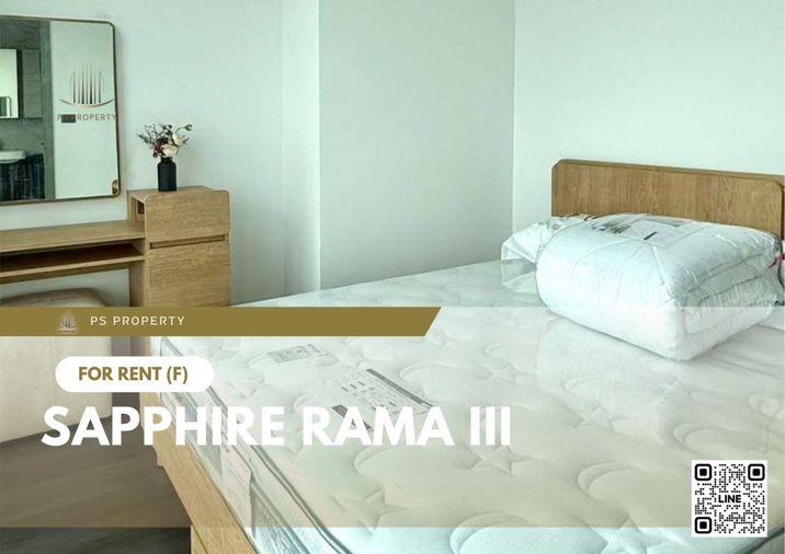 รูป ให้เช่า 📍 Sapphire Rama III 📍 2 ห้องนอน 2 ห้องน้ำ เฟอร์นิเจอร์ และ เครื่องใช้ไฟฟ้าครบ - รูปที่ 1/8