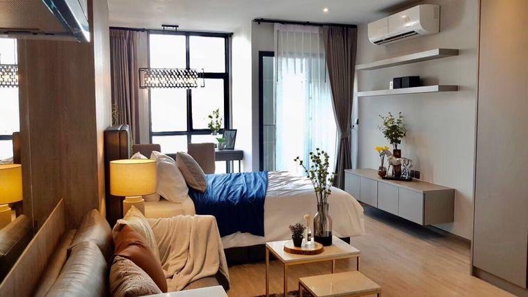 รูป Rhythm Ekkamai ปล่อยเช่า ห้องแต่งสวย ให้ฟีลอบอุ่น วิวสวย 1 ห้องนอน 1 ห้องน้ำ  - รูปที่ 1/9