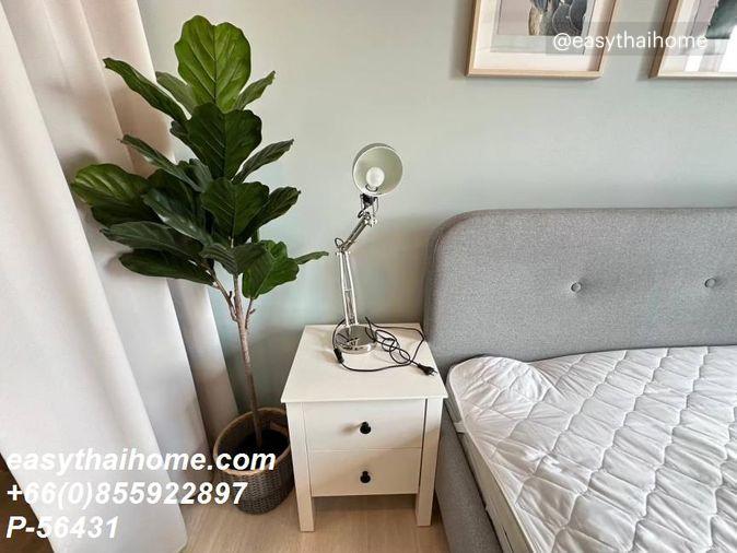 รูป P-56431 ให้เช่า (ไลฟ์ อโศก) | วิวเมือง | ชั้น 22 อาคาร South | เฟอร์นิเจอร์ครบ | พร้อมเข้าอยู่ 📞 Line ID: @easythaihome | 085-592-2897 - รูปที่ 8/12