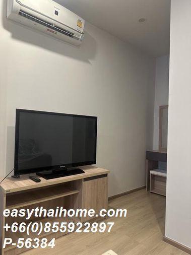 รูป P-56384 ให้เช่า (ไลฟ์ พระราม 4 - อโศก) | 1 ห้องนอน 1 ห้องน้ำ | วิวเมือง | ชั้น 31 | เฟอร์นิเจอร์ครบ | Line Id: @easythaihome | 085-592-2897 - รูปที่ 8/10