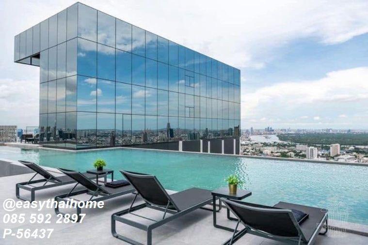รูป P-56437 🔥 ให้เช่า Knightsbridge Prime Sathorn ใกล้ BTS ช่องนนทรี พื้นที่ 44 ตรม. Duplex 2 ห้องนอน พร้อมอยู่ Line ID: @easythaihome 085-592-2897 - รูปที่ 9/9