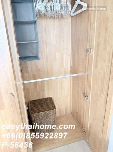 รูป P-56436 ให้เช่า (ไลฟ์ พระราม 4 - อโศก) | 1 ห้องนอน 1 ห้องน้ำ | วิวสวน | ชั้น 11 | เฟอร์นิเจอร์ครบ | Line Id: @easythaihome | 085-592-2897 - รูปที่ 3/9