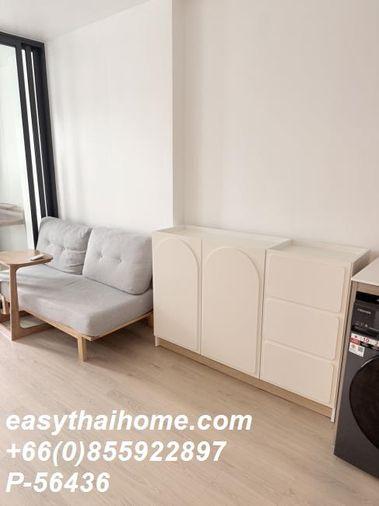 รูป P-56436 ให้เช่า (ไลฟ์ พระราม 4 - อโศก) | 1 ห้องนอน 1 ห้องน้ำ | วิวสวน | ชั้น 11 | เฟอร์นิเจอร์ครบ | Line Id: @easythaihome | 085-592-2897 - รูปที่ 5/9