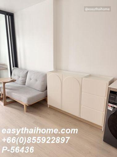 รูป P-56436 ให้เช่า (ไลฟ์ พระราม 4 - อโศก) | 1 ห้องนอน 1 ห้องน้ำ | วิวสวน | ชั้น 11 | เฟอร์นิเจอร์ครบ | Line Id: @easythaihome | 085-592-2897 - รูปที่ 5/9