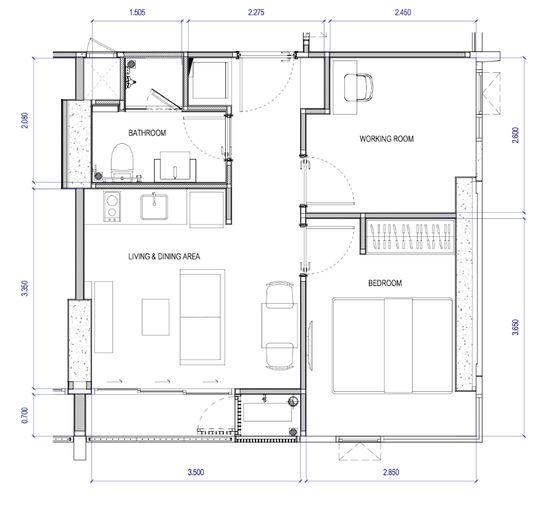 รูป T1538 คอนโดให้เช่า Centric Ratchayothin (เซ็นทริค รัชโยธิน) ห้องสวย เฟอร์ครบ ราคาพิเศษ  - รูปที่ 15/15