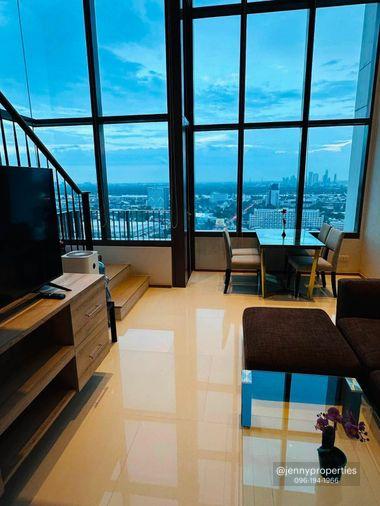 รูป Duplex ห้องกว้าง ชั้นสูง วิวโค้งน้ำ ใกล้ EmQuartier ✨ - รูปที่ 3/16