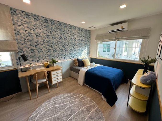 รูป 📌 เช่าบ้าน วิลลาจจิโอ 2 ศรีนครินทร์-บางนา  4 ห้องนอน 3 ห้องน้ำ เฟอร์นิเจอร์ครบ ใกล้ Mega Bangna  - รูปที่ 8/12