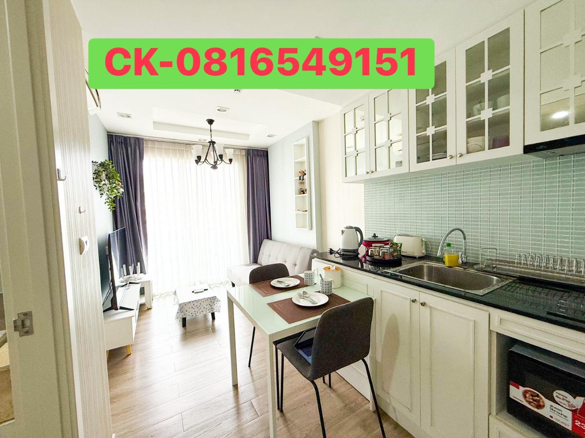 รูป ให้เช่าคอนโด The Blu x  Condo   บางแสน อาคารB   ห้องสวย  081-654-9151 ขนาด 32 ตร.ม. - รูปที่ 7/11