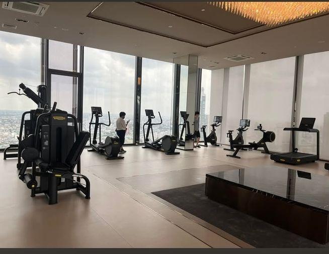รูป 1 ห้องนอน | 1 ห้องน้ำ | BTS Saphan Taksin | 44 ตร.ม. | 30,000 บาท/เดือน | ชั้น 25 — Rhythm Charoenkrung Pavillion กรุงเทพฯ - รูปที่ 6/9