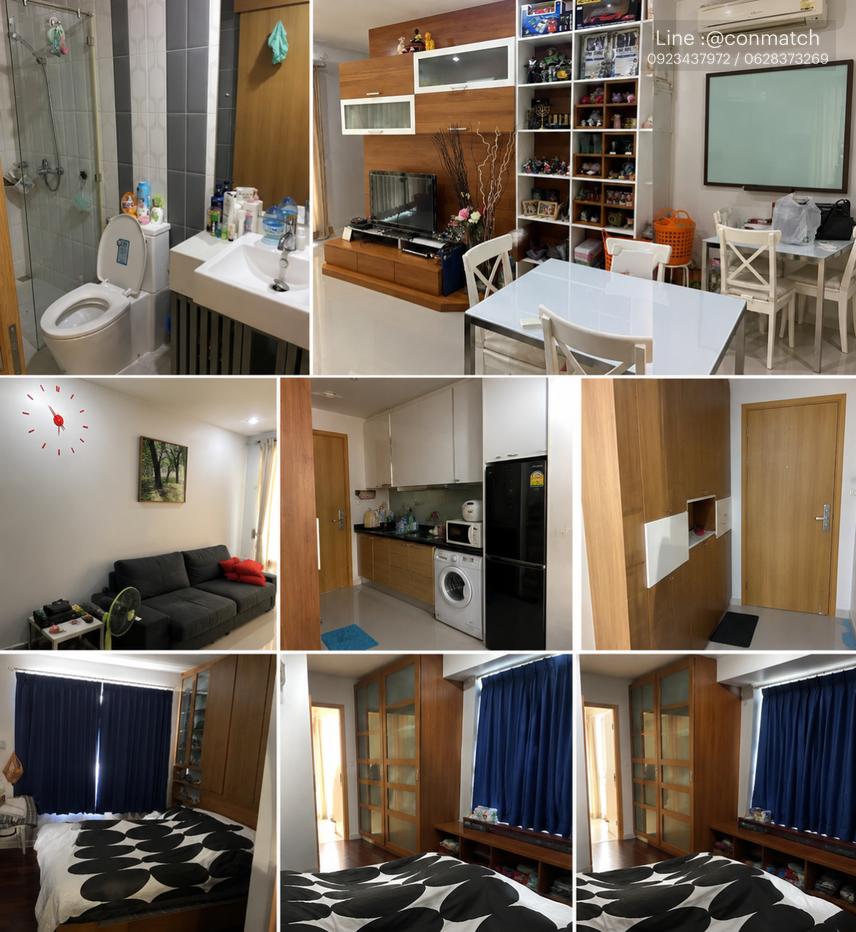picture 1Bed | 1Bath | ARL Makkasan | 43sqm | THB 25,000/mo | Fl.26 — Circle Condominium Bangkok - 1/1