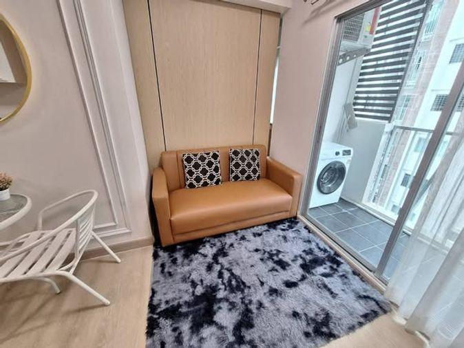รูป 1 ห้องนอน | 1 ห้องน้ำ | MRT Phra Ram 9 | 35 ตร.ม. | 15,000 บาท/เดือน | ชั้น 8 — A Space Asoke-Ratchada กรุงเทพฯ - รูปที่ 2/5