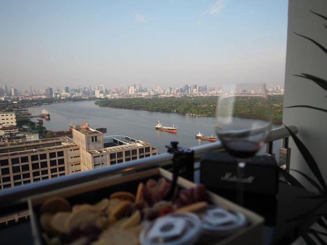 รูป 1 ห้องนอน | 1 ห้องน้ำ | BTS Chong Nonsi | 59 ตร.ม. | 20,000 บาท/เดือน | ชั้น 25 — Supalai Prima Riva กรุงเทพฯ - รูปที่ 2/10