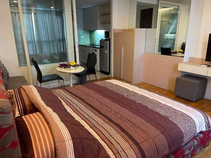 รูป 1 ห้องนอน | 1 ห้องน้ำ | BTS Charoen Nakhon | 28 ตร.ม. | 16,000 บาท/เดือน | ชั้น 10 — 15 Sukhumvit Residences กรุงเทพฯ - รูปที่ 3/5