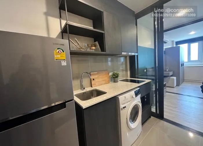 picture 1Bed | 1Bath | MRT Huai Khwang | 30sqm | THB 17,900/mo | Fl.25 — XT Huaikhwang Bangkok - 7/9