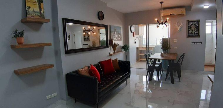 รูป 2 ห้องนอน | 1 ห้องน้ำ | BTS Udom Suk | 50 ตร.ม. | 15,000 บาท/เดือน | ชั้น 14 — City Home Sukhumvit กรุงเทพฯ - รูปที่ 1/10