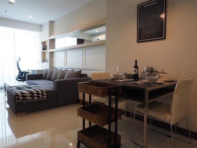 รูป 1 ห้องนอน | 1 ห้องน้ำ | BTS Chong Nonsi | 59 ตร.ม. | 20,000 บาท/เดือน | ชั้น 25 — Supalai Prima Riva กรุงเทพฯ - รูปที่ 6/10