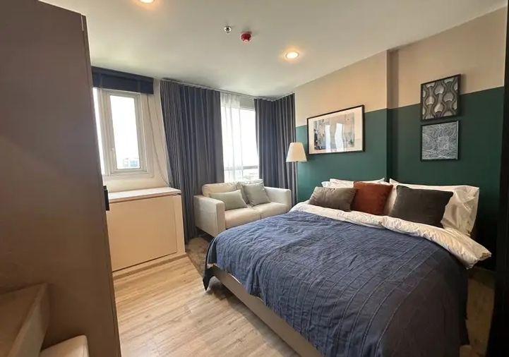 รูป 1 ห้องนอน | 1 ห้องน้ำ | MRT Huai Khwang | 30 ตร.ม. | 17,900 บาท/เดือน | ชั้น 25 — XT Huaikhwang กรุงเทพฯ - รูปที่ 1/9