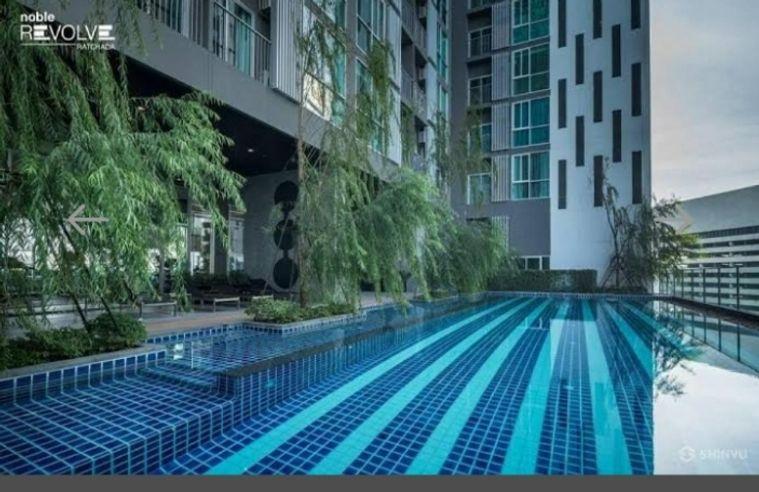 picture 2Bed | 2Bath | MRT Phra Ram 9 | 52sqm | THB 35,000/mo | Fl.33 — Noble Revolve Ratchada Bangkok - 3/10