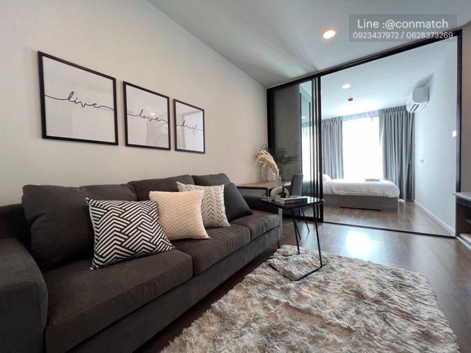 รูป สตูดิโอ | 1 ห้องน้ำ | BTS Udom Suk | 27 ตร.ม. | 11,500 บาท/เดือน | ชั้น 8 — Ideo Blucove Sukhumvit กรุงเทพฯ - รูปที่ 1/6