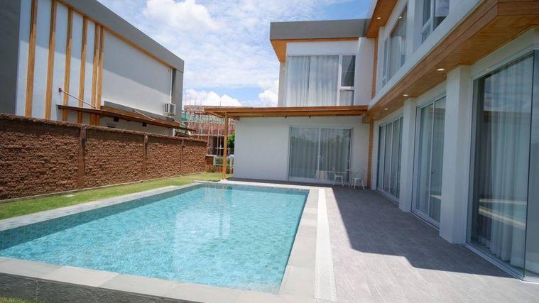 รูป 🏡✨ พูลวิลล่าหรู 2 ชั้นให้เช่า บ้านสไตล์โมเดิร์น พร้อมสระว่ายน้ำส่วนตัว โซนสันกำแพง  #ASP-V0039 - รูปที่ 3/14