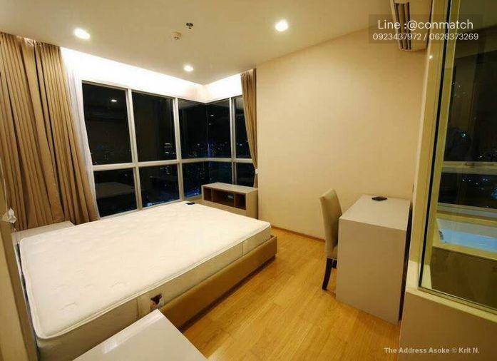 รูป 2 ห้องนอน | 2 ห้องน้ำ | MRT Phetchaburi | 65 ตร.ม. | 43,000 บาท/เดือน | ชั้น 30 — The Address Asoke กรุงเทพฯ - รูปที่ 7/10