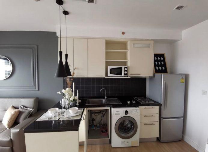 picture 1Bed | 1Bath | MRT Lumphini | 42sqm | THB 20,000/mo | Fl.22 — The Seed Mingle Bangkok - 3/4