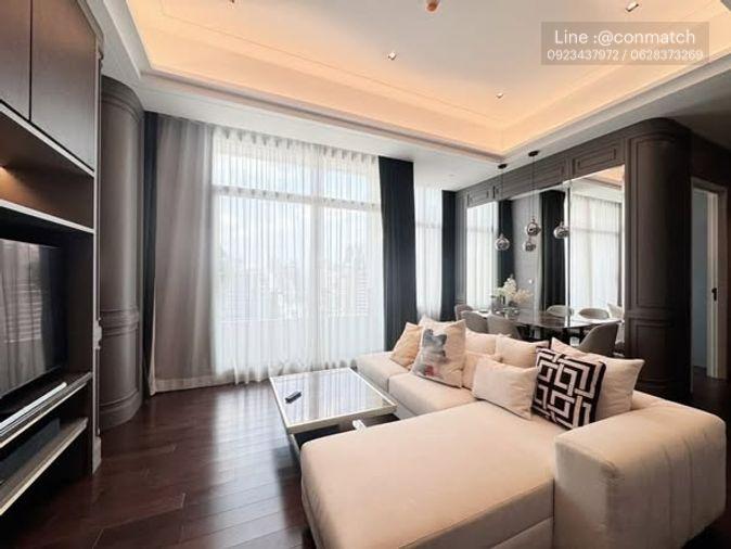 รูป 2 ห้องนอน | 2 ห้องน้ำ | BTS Phrom Phong | 86 ตร.ม. | 89,000 บาท/เดือน | ชั้น 27 — The Diplomat 39 กรุงเทพฯ - รูปที่ 1/2