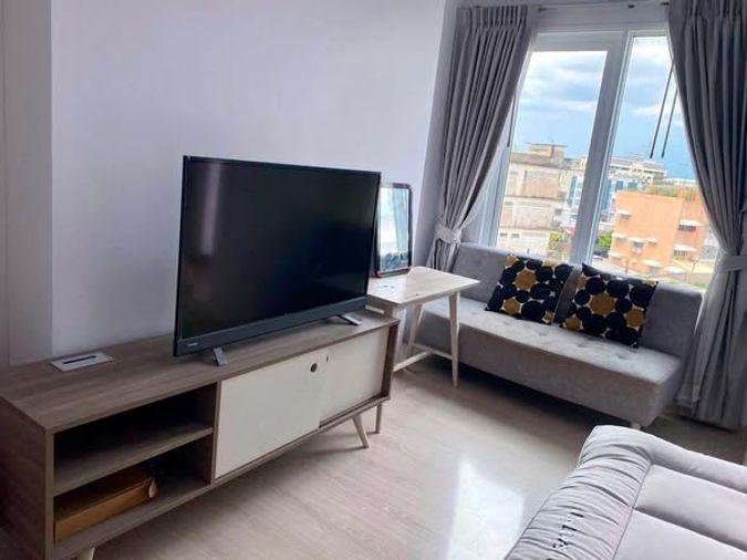 picture Studio | 1Bath | 24sqm | THB 1,200/mo | Fl.3 — Chapter One Eco Bangkok - 2/5