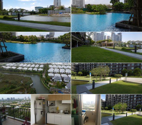 รูป 1 ห้องนอน | 1 ห้องน้ำ | MRT Si Lom | 37 ตร.ม. | 13,000 บาท/เดือน | ชั้น 19 — Parkland Srinakarin Lakeside กรุงเทพฯ - รูปที่ 1/1