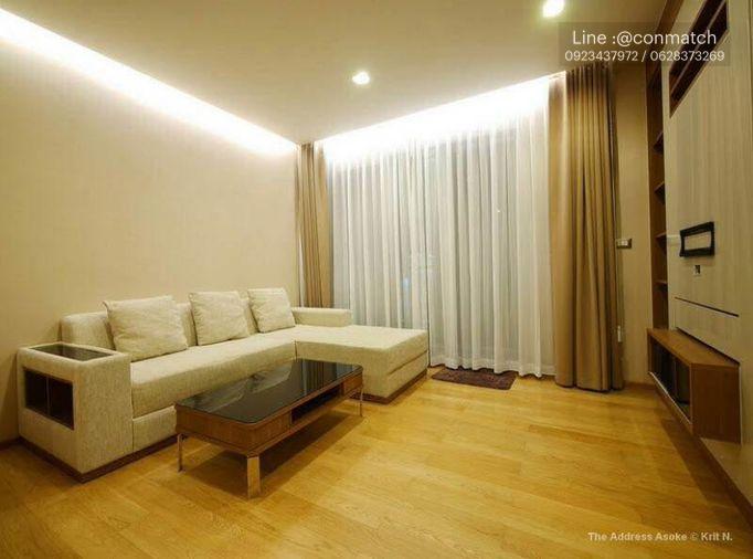รูป 2 ห้องนอน | 2 ห้องน้ำ | MRT Phetchaburi | 65 ตร.ม. | 43,000 บาท/เดือน | ชั้น 30 — The Address Asoke กรุงเทพฯ - รูปที่ 2/10