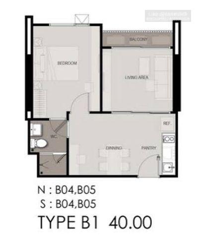 รูป 1 ห้องนอน | 1 ห้องน้ำ | BTS Phra Khanong | 40 ตร.ม. | 22,000 บาท/เดือน | ชั้น 30 — Life Sukhumvit 48 กรุงเทพฯ - รูปที่ 1/1