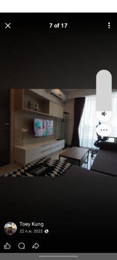 รูป 1 ห้องนอน | 1 ห้องน้ำ | BTS Chong Nonsi | 59 ตร.ม. | 20,000 บาท/เดือน | ชั้น 25 — Supalai Prima Riva กรุงเทพฯ - รูปที่ 3/10