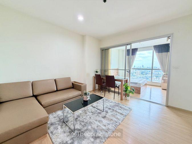 picture Ready to move in❗️" 𝐑𝐡𝐲𝐭𝐡𝐦 𝐑𝐚𝐭𝐜𝐡𝐚𝐝𝐚-𝐇𝐮𝐚𝐢𝐤𝐡𝐰𝐚𝐧𝐠 " 1 Bedroom 36 Sq.m. 31st Floor Location : MRT-Huaikhwang - 2/14