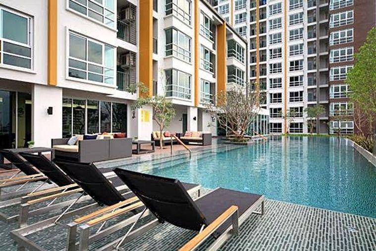 รูป 2 ห้องนอน | 2 ห้องน้ำ | MRT Huai Khwang | 65 ตร.ม. | 24,000 บาท/เดือน | ชั้น 10 — Delight Huaykwang กรุงเทพฯ - รูปที่ 5/10