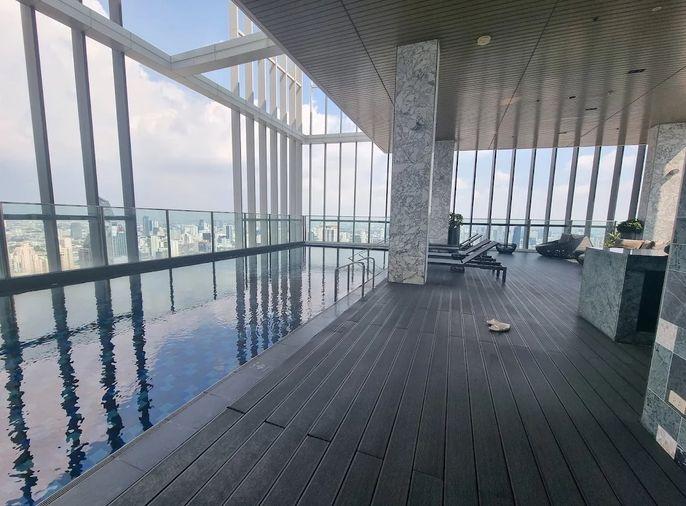 รูป 2 ห้องนอน | 2 ห้องน้ำ | BTS Phrom Phong | 56 ตร.ม. | 55,000 บาท/เดือน | ชั้น 23 — Park Origin Phrom Phong กรุงเทพฯ - รูปที่ 1/8