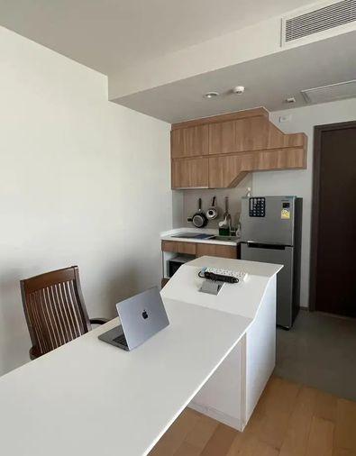 รูป 1 ห้องนอน | 1 ห้องน้ำ | BTS Ratchathewi | 46 ตร.ม. | 30,000 บาท/เดือน | ชั้น 18 — Pyne By Sansiri กรุงเทพฯ - รูปที่ 3/8